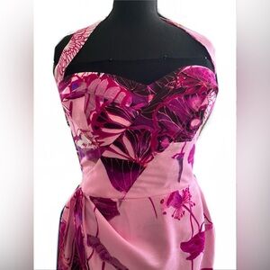 Vintage inspired sarong dress